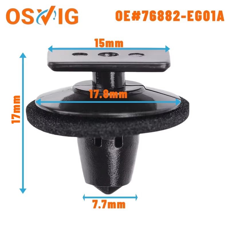 Snap Fastener Setter - 50pcs Side skirt fixing snap for
