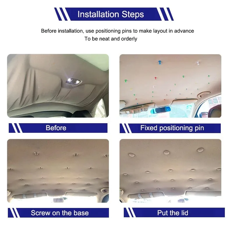 Car Roof Cloth Fixing Buckle S - Snap Fastener Setter 评论和价格