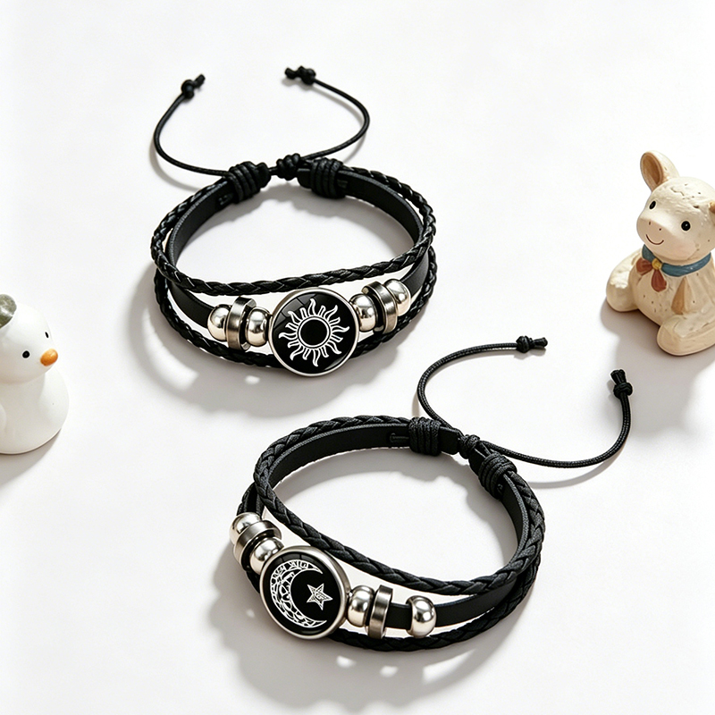 2Pcs Glow in the Dark Sun Moon - Snap Fastener Setter 评论和价格
