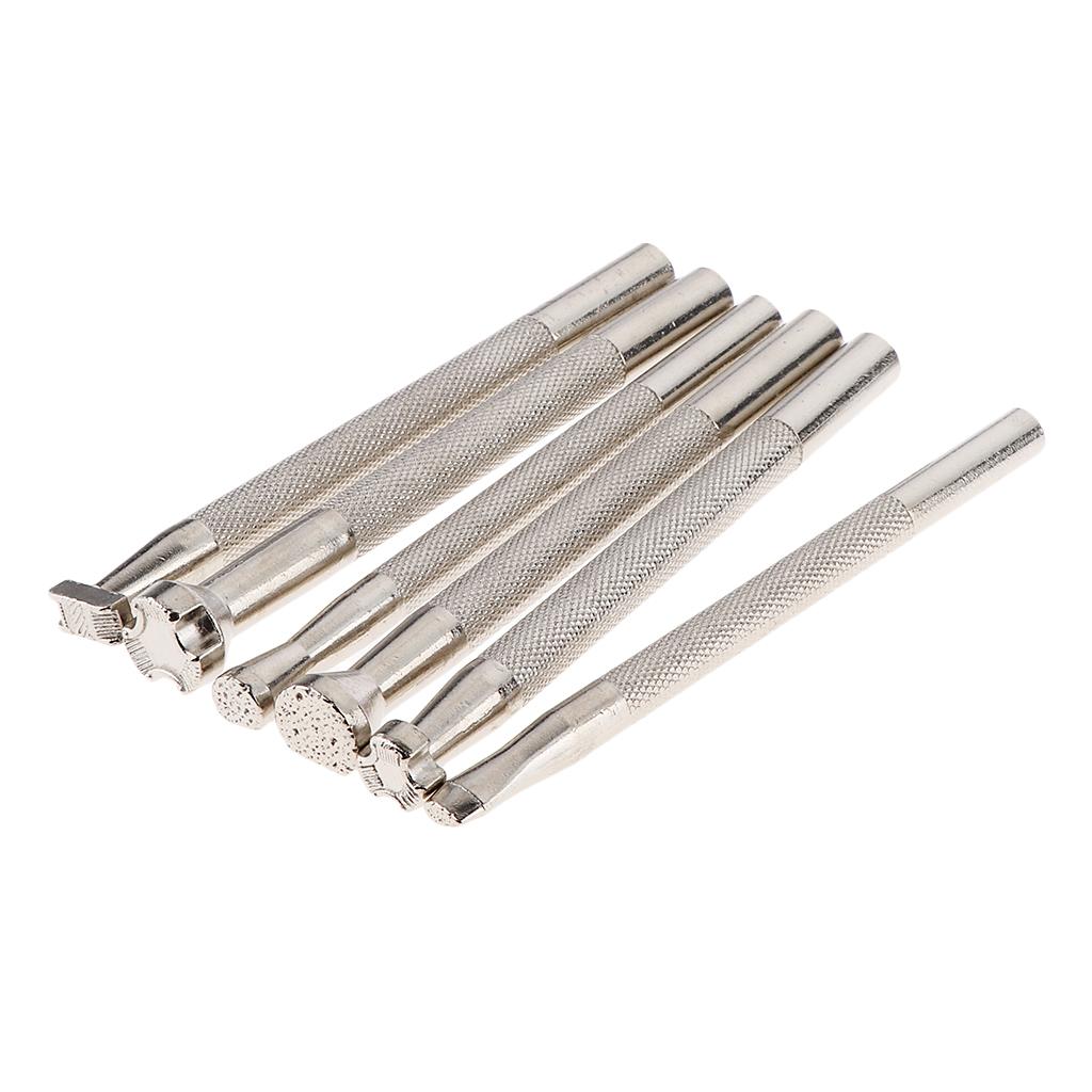 Leather Stamping Kit Steel Acc - Leatherwork For Beginners 评论和价格