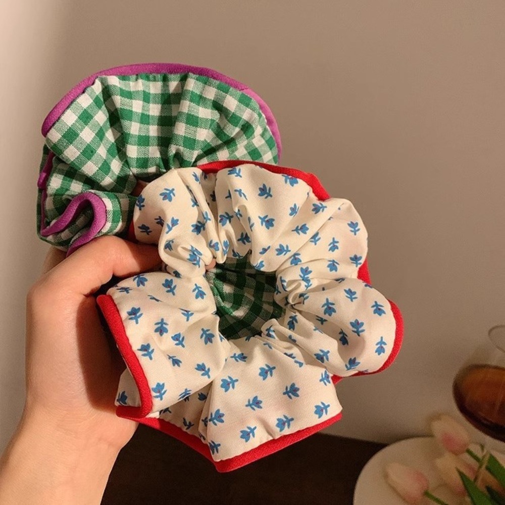 1/2pcs Floral Hair Small Fresh - Leatherwork Pony 评论和价格