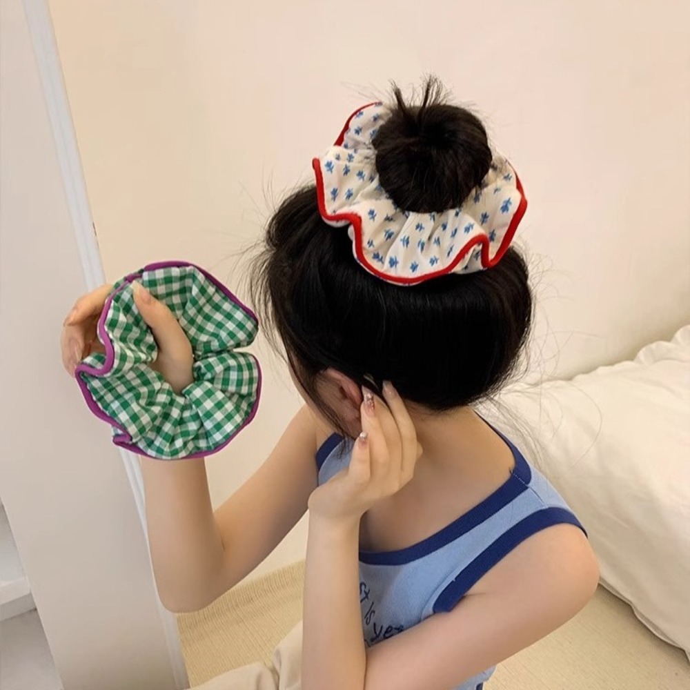1/2pcs Floral Hair Small Fresh - Leatherwork Pony 评论和价格