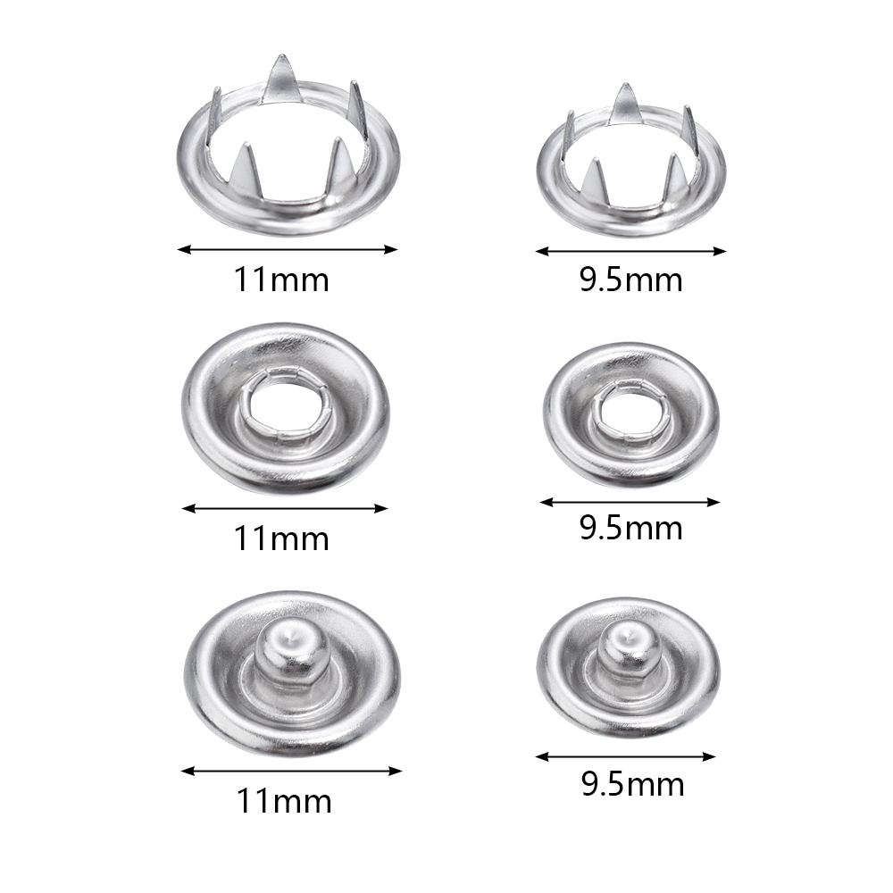 SAUVOO 50sets Iron Snap Button - Snap Fastener Setter 评论和价格