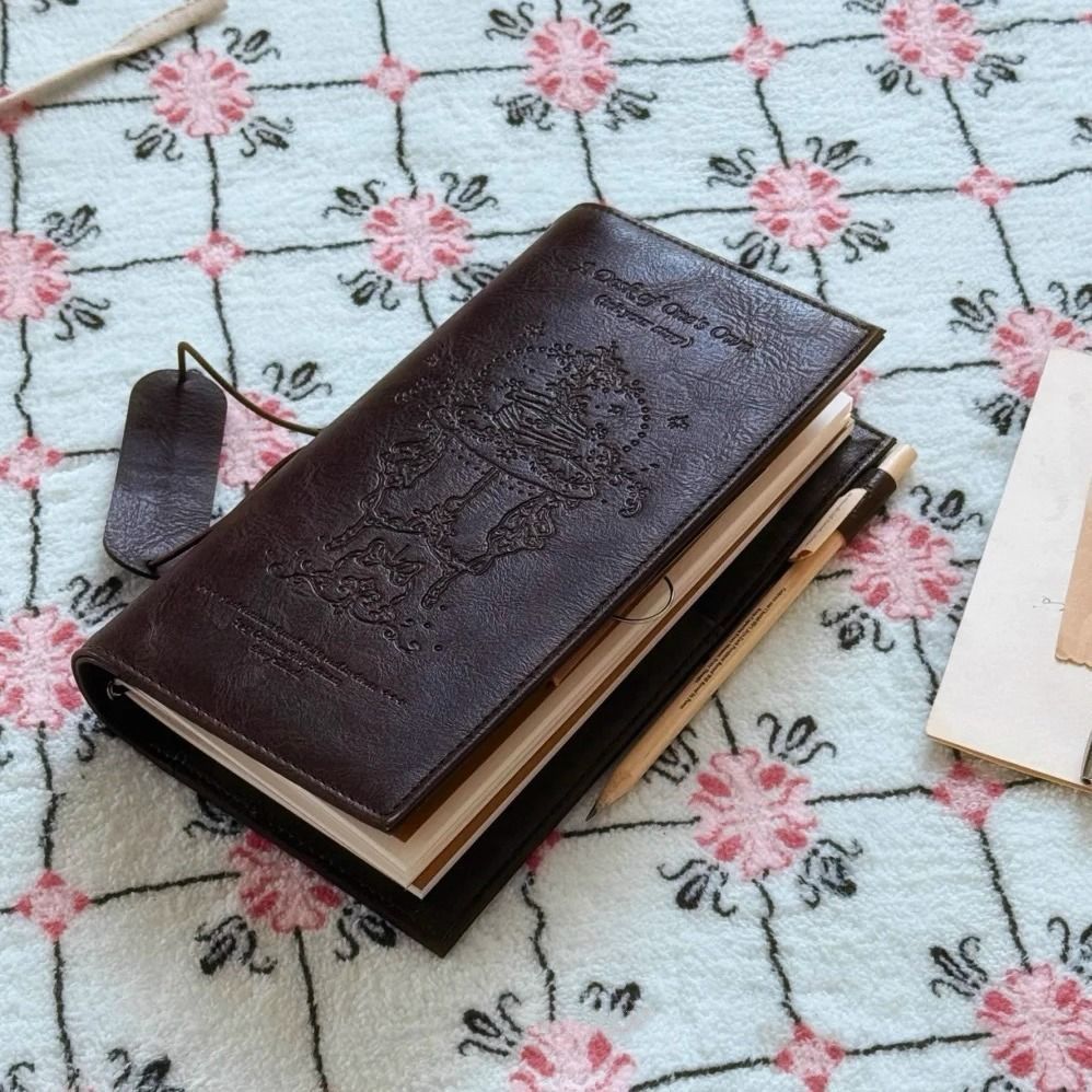 Vintage Black Notebook PU Leat - Leather Work Notebook 评论和价格
