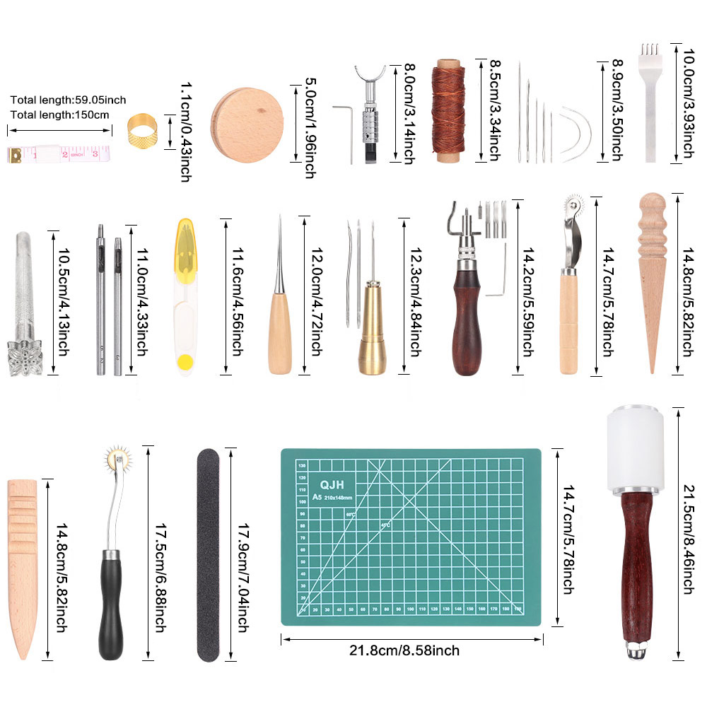 Leather Working Kit Craft Tool - Leatherwork Thread 评论和价格
