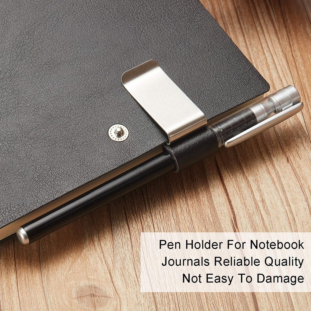 Handmade Leather Brass Stainle - Leather Work Notebook 评论和价格