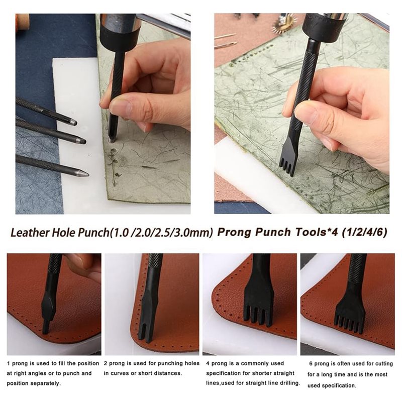 For Leather For Leathercraft W - Leatherwork Beginner Tools 评论和价格