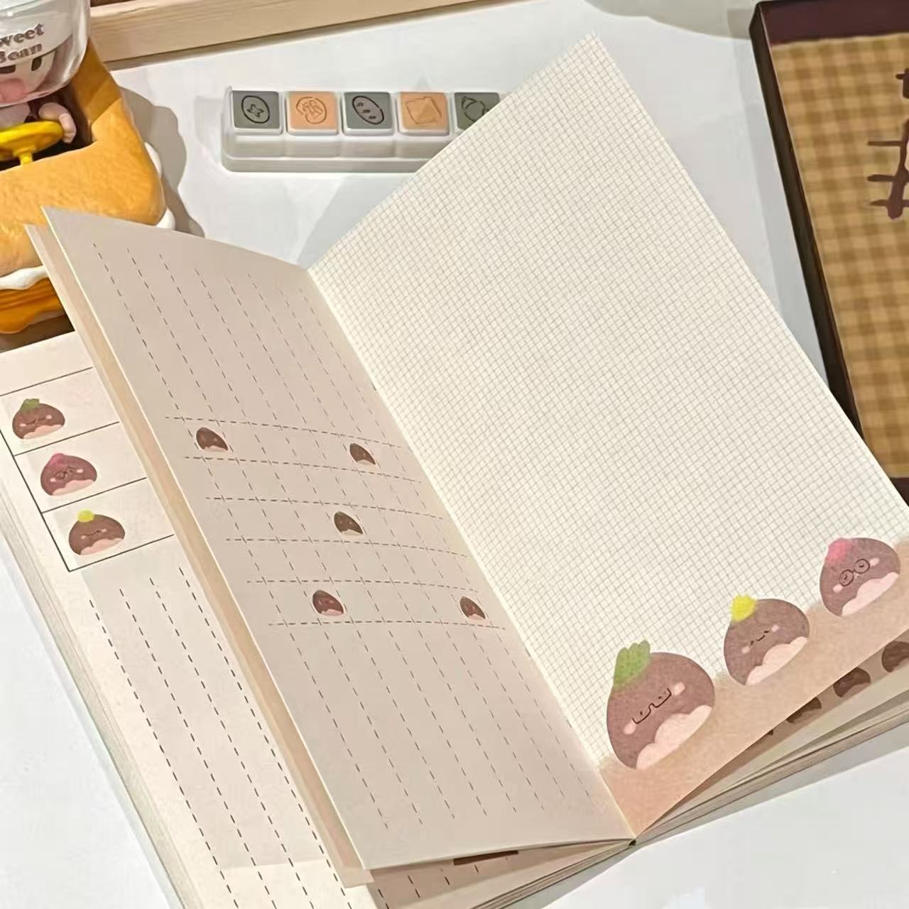 New A6 Plaid Natural Kraft Pap - Leather Work Notebook 评论和价格