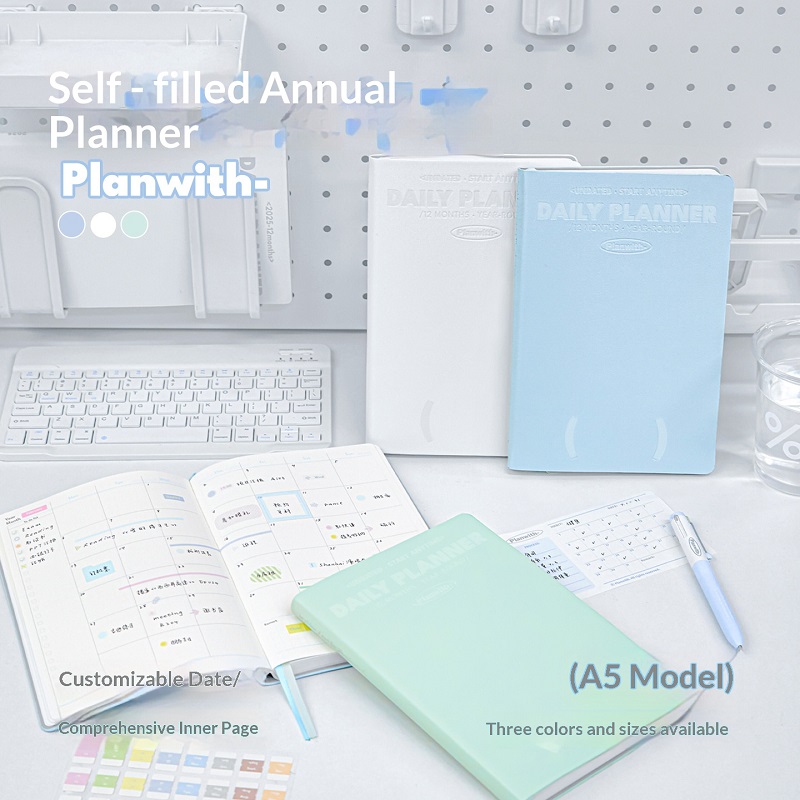 Planwith Self-dated Annual Pla - Leather Work Notebook 评论和价格