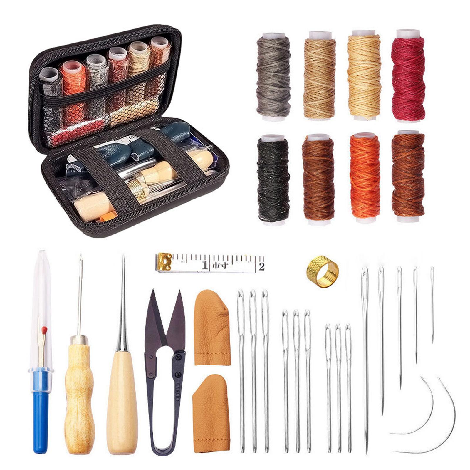 32x Leather Tools Kit Leather  - Leatherwork Beginner Tools 评论和价格