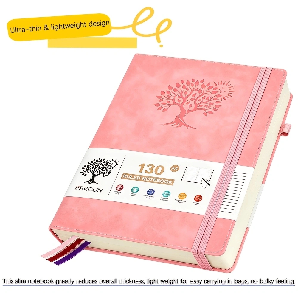 A4 Ruled Hardcover Diary Noteb - Leather Work Notebook 评论和价格