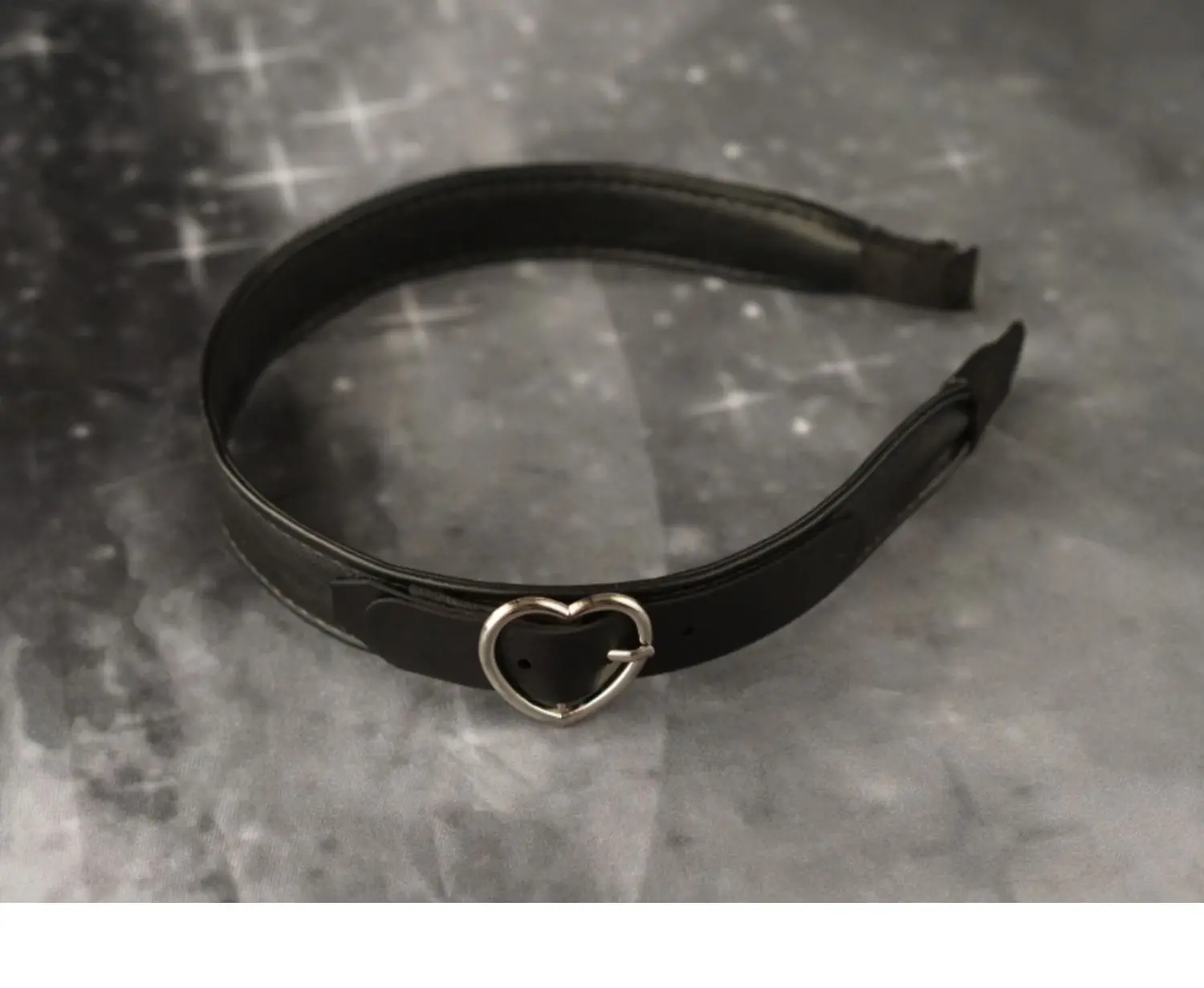 Gothic Leather bucket Headband - Leatherwork Pony 评论和价格