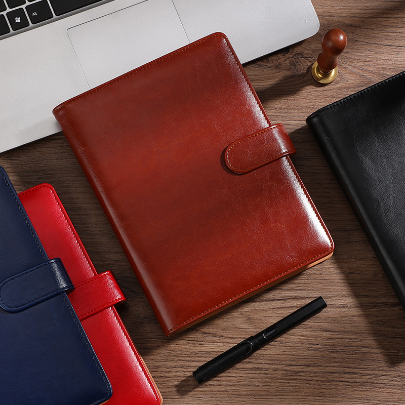 Business Leather Loose-Leaf No - Leather Work Notebook 评论和价格