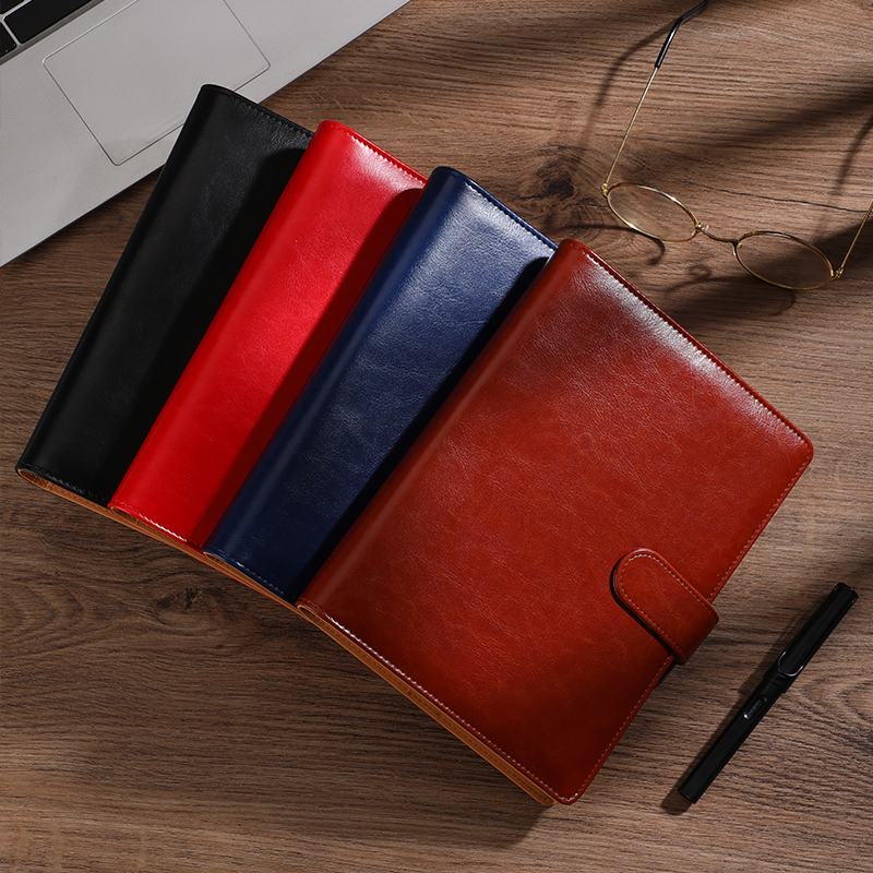 Business Leather Loose-Leaf No - Leather Work Notebook 评论和价格