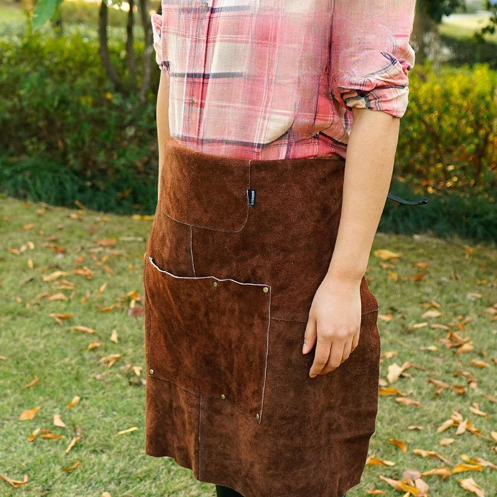 Workshop Garage Apron Wear Res - Leather Work Japan 评论和价格