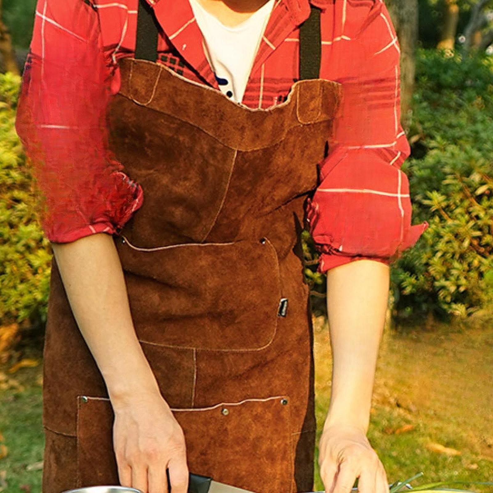 Workshop Garage Apron Wear Res - Leather Work Japan 评论和价格