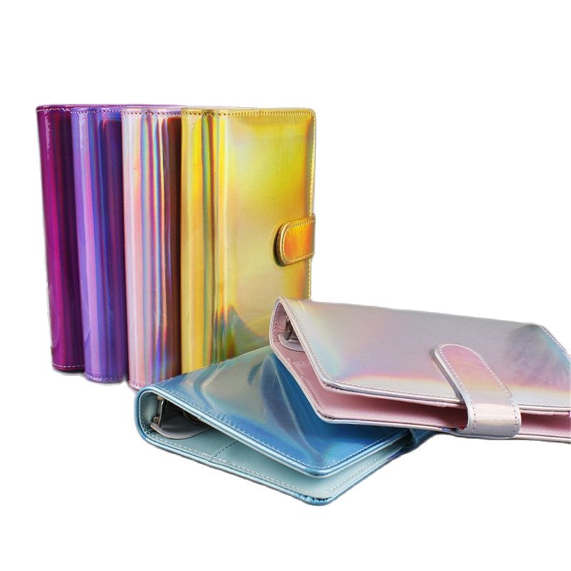 Cute Laser PU Leather DIY Bind - Leather Work Notebook 评论和价格