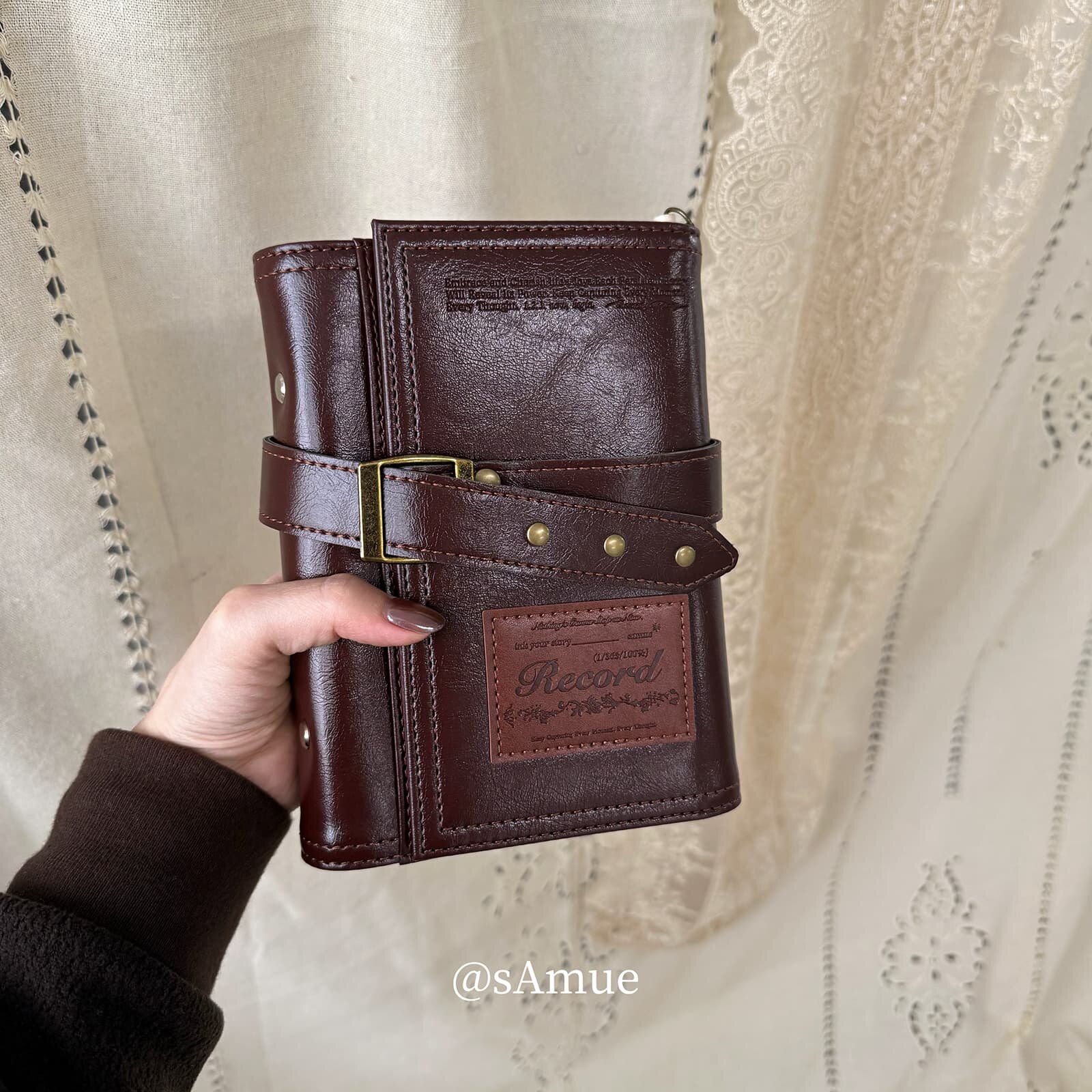 Vintage A6 3-Fold Leather Refi - Leather Work Notebook 评论和价格