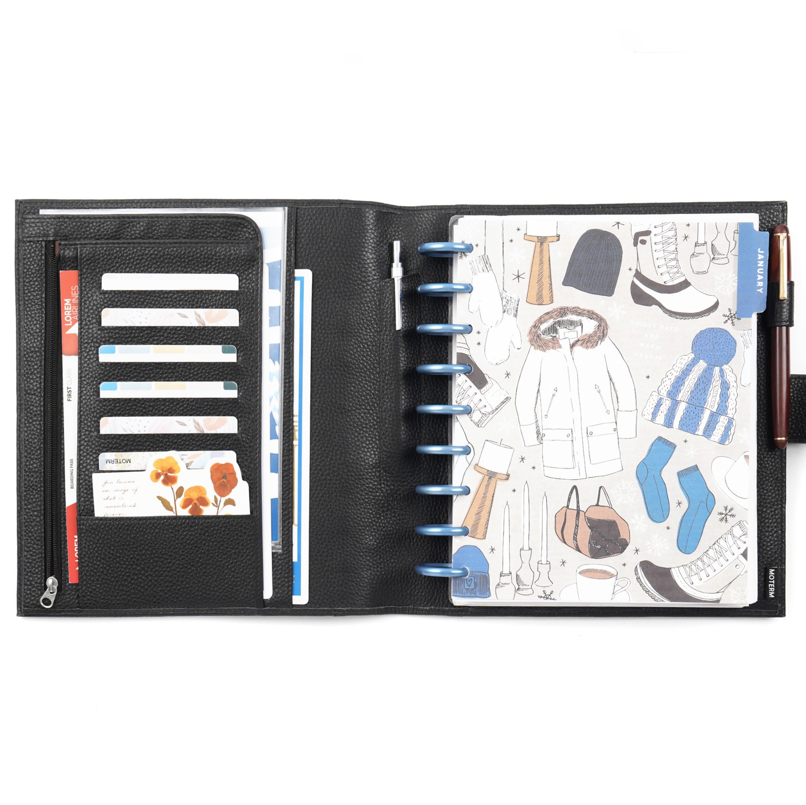 Moterm Genuine Leather Discbou - Leather Work Notebook 评论和价格