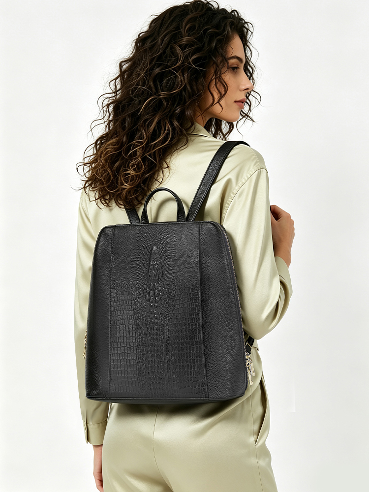 Zency Women's Crocodile Leathe - Leather Work Notebook 评论和价格